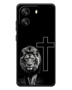 Чохол для Blackview Wave 6C з картинкою «Лев та Хрест»