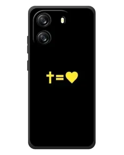 Чохол для Blackview Wave 6C з картинкою «Серце та Хрест»