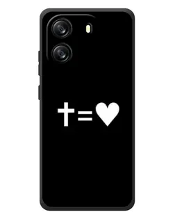 Чохол для Blackview Wave 6C з картинкою «Хрест та Серце»