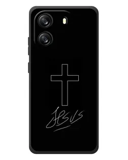 Чехол для Blackview Wave 6C с картинкой «Графический крест Jesus»