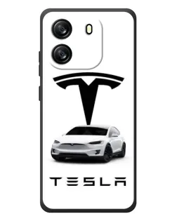 Чехол для Blackview Wave 6C с картинкой «Tesla White Style»