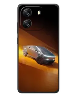 Чехол для Blackview Wave 6C с картинкой «Cybertruck в пустыне»