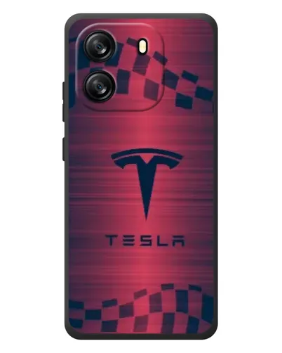 Чехол для Blackview Wave 6C с картинкой «Тесла красный карбон» Чехол для Blackview Wave 6C с картинкой «Тесла красный карбон»
