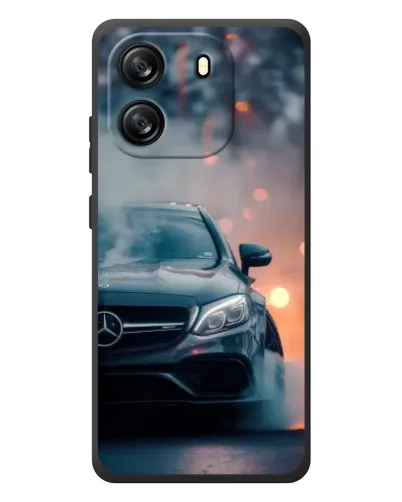 Чехол для Blackview Wave 6C с картинкой «Mercedes — ночной город»