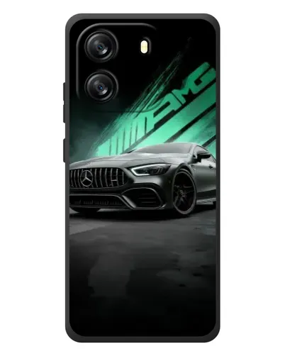 Чехол для Blackview Wave 6C с картинкой «Темный Mercedes AMG»