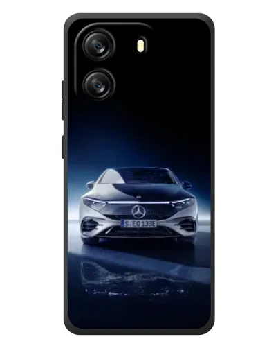 Чехол для Blackview Wave 6C с картинкой «Ночной Mercedes EQ»