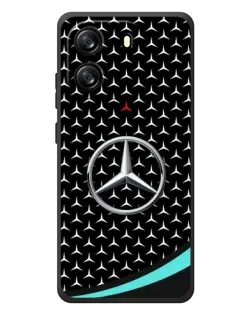 Чехол для Blackview Wave 6C с картинкой «Mercedes — бирюзовый акцент»