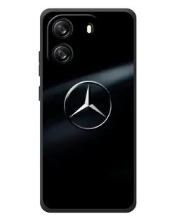 Чехол для Blackview Wave 6C с картинкой «Mercedes на металле»