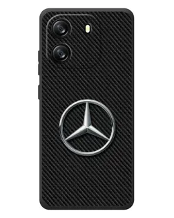 Чехол для Blackview Wave 6C с картинкой «Карбоновый Mercedes стиль»