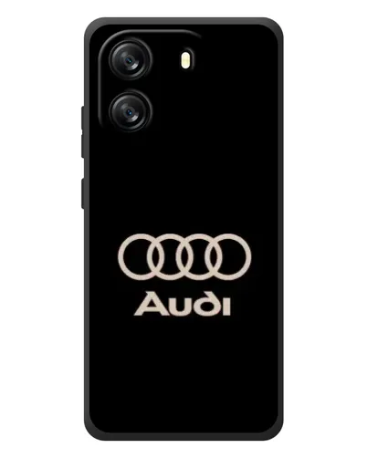 Чехол для Blackview Wave 6C с картинкой «Audi — золотой логотип»