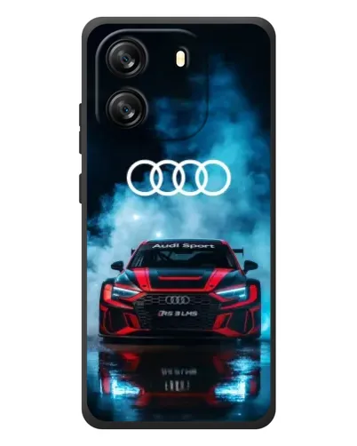 Чехол для Blackview Wave 6C с картинкой «Audi Sport — неон»