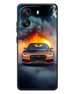 Чехол для Blackview Wave 6C с картинкой «Audi в огненном дыму» Чехол для Blackview Wave 6C с картинкой «Audi в огненном дыму»
