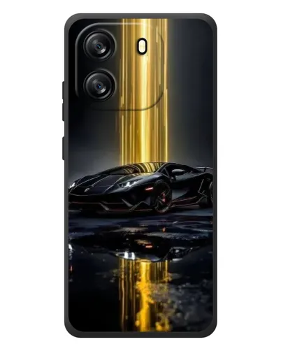 Чехол для Blackview Wave 6C с картинкой «Ночной Lamborghini драйв»