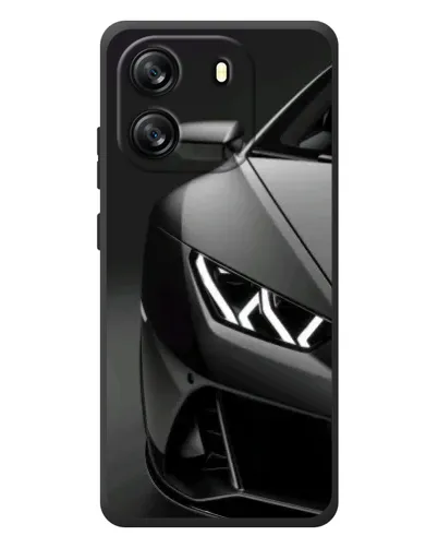 Чехол для Blackview Wave 6C с картинкой «Lamborghini фары детализация»