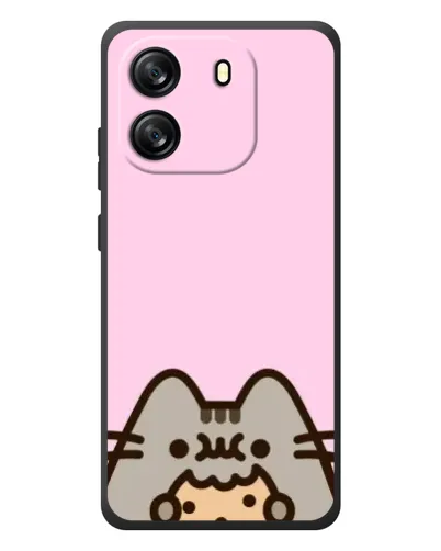 Чехол для Blackview Wave 6C с картинкой «Pusheen и печенье»