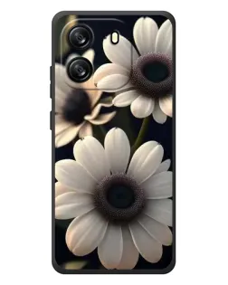 Чехол для Blackview Wave 6C с картинкой «Белые маргаритки макро»