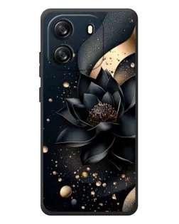 Чехол для Blackview Wave 6C с картинкой «Черный лотос»