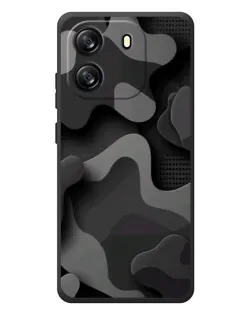 Чехол для Blackview Wave 6C с картинкой «Темный абстрактный камуфляж» Чехол для Blackview Wave 6C с картинкой «Темный абстрактный камуфляж»