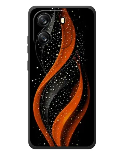 Чехол для Blackview Wave 6C с картинкой «Огненная звездная волна»