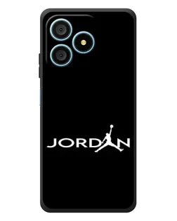 Чехол для Blackview Wave 9C с картинкой «Jordan White Logo»
