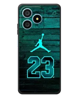 Чехол для Blackview Wave 9C с картинкой «Jordan Cyan 23»
