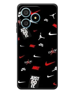 Чехол для Blackview Wave 9C с картинкой «Nike Mix Pattern»