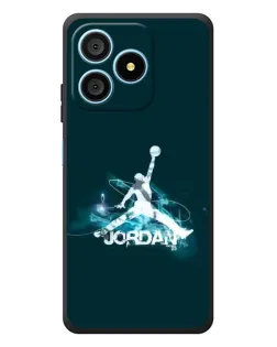 Чехол для Blackview Wave 9C с картинкой «Jordan Blue Fire»