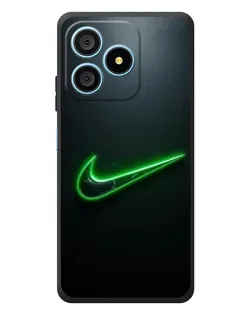 Чохол для Blackview Wave 9C з картинкою «Неоновий контур Nike»