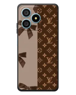 Чехол для Blackview Wave 9C с картинкой «Louis Vuitton — банты»