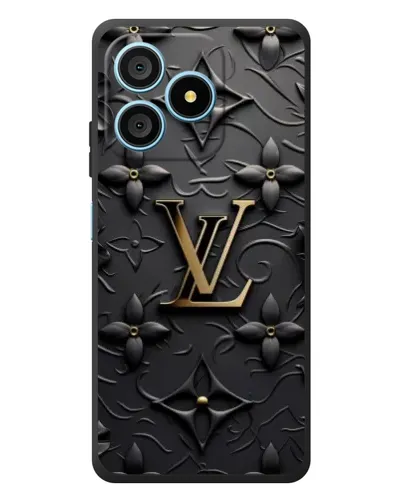 Чехол для Blackview Wave 9C с картинкой «Кожаная текстура LV»
