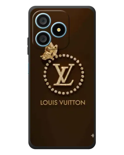 Чехол для Blackview Wave 9C с картинкой «LV — золотая печать»