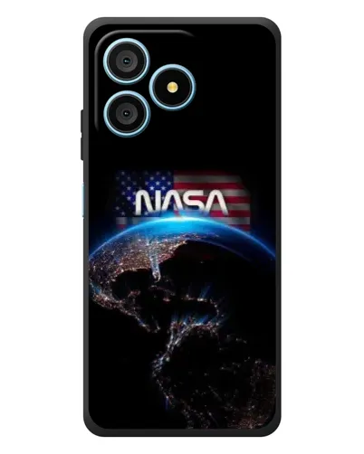 Чехол для Blackview Wave 9C с картинкой «Земля из космоса NASA»