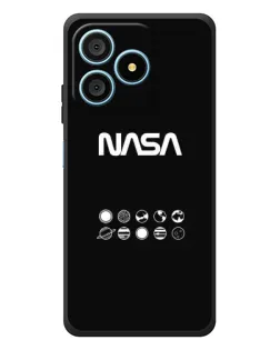 Чехол для Blackview Wave 9C с картинкой «NASA — технический принт»