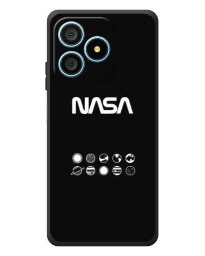 Чехол для Blackview Wave 9C с картинкой «NASA — технический принт»