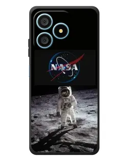 Чехол для Blackview Wave 9C с картинкой «Астронавт на Луне»