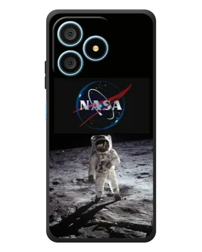 Чехол для Blackview Wave 9C с картинкой «Астронавт на Луне»