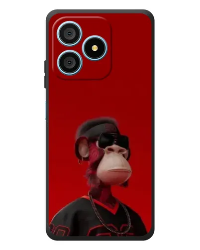 Чехол для Blackview Wave 9C с картинкой «Bored Ape в красном» Чехол для Blackview Wave 9C с картинкой «Bored Ape в красном»
