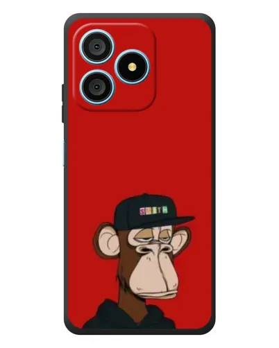Чехол для Blackview Wave 9C с картинкой «Bored Ape — красный фон» Чехол для Blackview Wave 9C с картинкой «Bored Ape — красный фон»