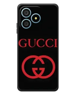 Чохол для Blackview Wave 9C з картинкою «Gucci — червоний логотип»