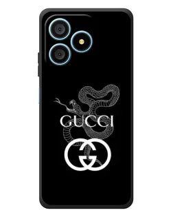 Чохол для Blackview Wave 9C з картинкою «Gucci — срібна змія»