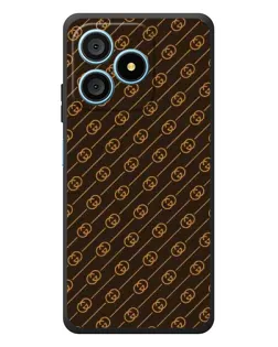 Чохол для Blackview Wave 9C з картинкою «Gucci — золоті діагоналі»
