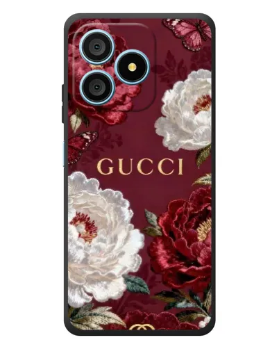 Чехол для Blackview Wave 9C с картинкой «Gucci — бордовые розы» Чехол для Blackview Wave 9C с картинкой «Gucci — бордовые розы»