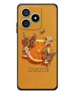 Чохол для Blackview Wave 9C з картинкою «Gucci — золоті метелики»
