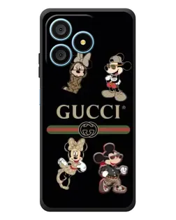 Чохол для Blackview Wave 9C з картинкою «Gucci — герої Disney та монограма»