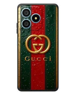 Чохол для Blackview Wave 9C з картинкою «Gucci — фірмова смуга та золото»