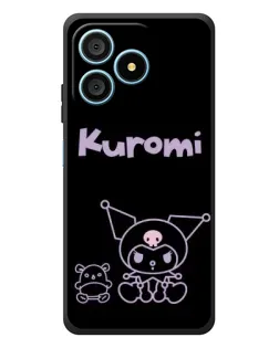 Чохол для Blackview Wave 9C з картинкою «Kuromi — чорний мінімалізм»