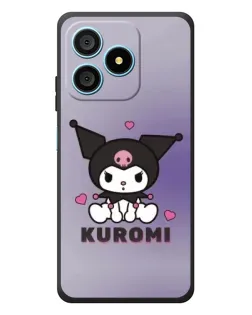 Чехол для Blackview Wave 9C с картинкой «Kuromi — фиолетовый арт»