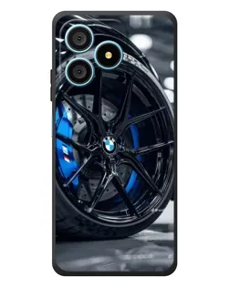 Чехол для Blackview Wave 9C с картинкой «Колесо BMW вблизи»