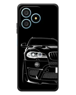 Чехол для Blackview Wave 9C с картинкой «Темный силуэт BMW»