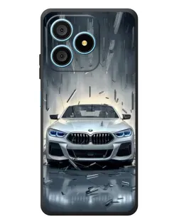 Чехол для Blackview Wave 9C с картинкой «BMW в свете фар»